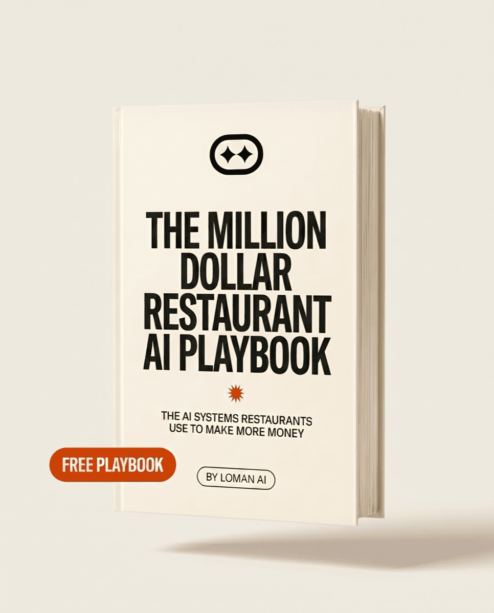 The Million Dollar Restaurant AI Playbook — a free handbook from Loman